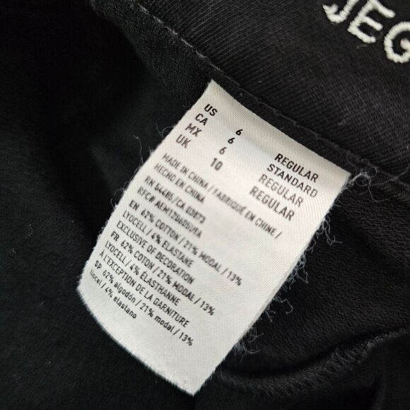 EUC AMERICAN EAGLE OUTFITTERS BLACK JEGGING SUPER STRETCH SIZE 6 - Picture 11 of 14